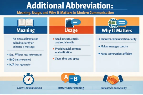 additional abbreviation