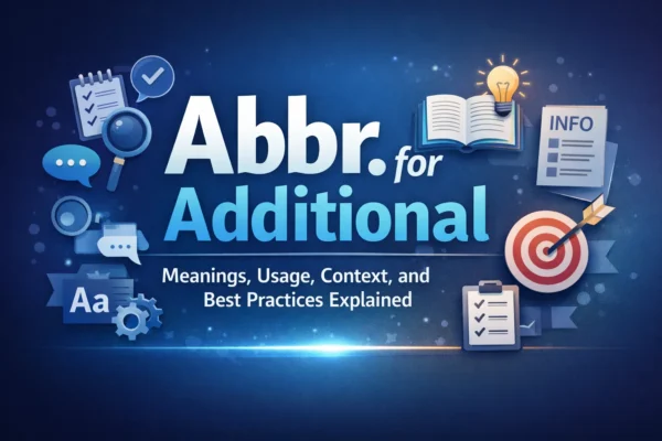 abbreviation for additional
